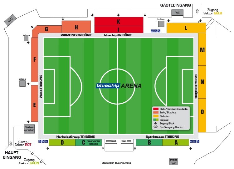 Stadionübersicht 2023/2024