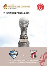 Stadionheft zum Thüringer Pokalfinale 2025
